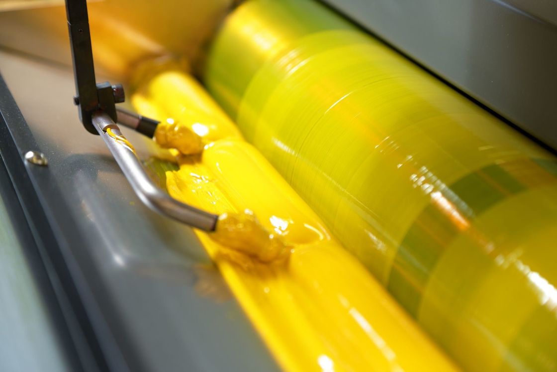 La etiqueta cubrió las tintas de impresión ULTRAVIOLETA de Sheetfed de