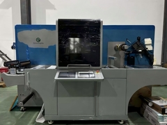 Máquina de adorno de etiquetas digitales