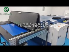 Dos unidades EcooSetter Máquina de fabricación de placas térmicas automáticas CTP en Canadá