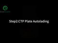 ¿Cómo cargar la plancha de polímero flexográfica en CTP?
