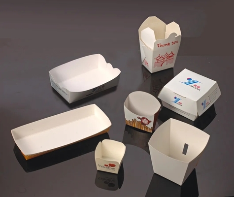 Máquina de papel 50pcs/Min de la fabricación de cajas de la hamburguesa del pegamento del aire caliente