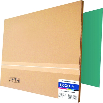 Placa baja Eco 405nm amistoso de la impresión en offset del CTP de la química