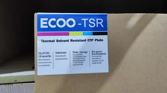 Placa CTP térmica positiva Capacidad de tinta UV de doble capa de alta sensibilidad