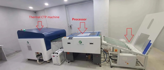 La impresión en offset automática del tamaño A2 preprensa el sistema con la máquina termal del CTP