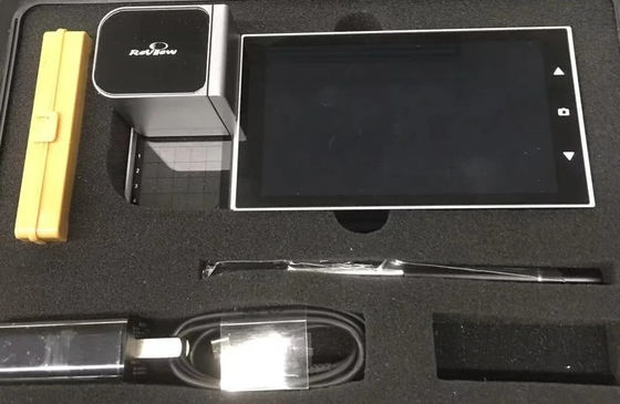 Densitómetro de placa de impresión CTP con pantalla táctil LCD HD 720p Android OS y análisis de puntos de microimagen HD en tiempo real