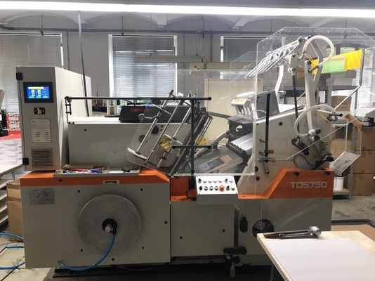 Hoja automática rotatoria que sella la máquina que corta con tintas 750 x 560m m
