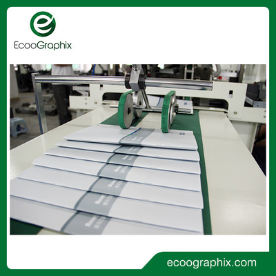Costura de silla de montar en línea de la máquina de atascamiento de libro automático de Ecoographix