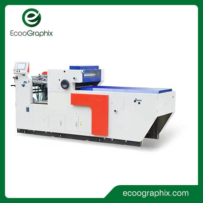 Máquina de barnizado UV automático de alta velocidad para impresión y embalaje Ecoo CF-620A