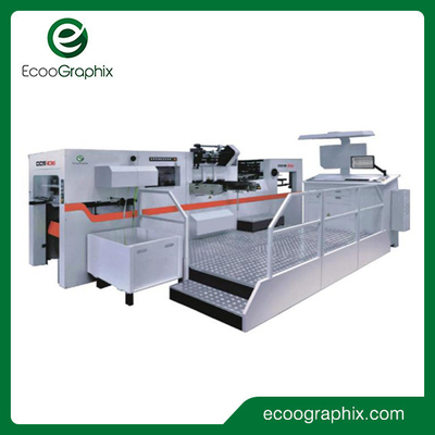Hoja automática de gran formato que sella la máquina que corta con tintas 7000sheets por hora