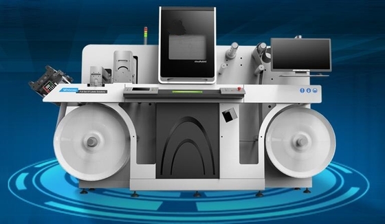 Hoja de Digitaces que sella y que barniza la máquina 6m/Min - 30m/Min del aumento de la etiqueta