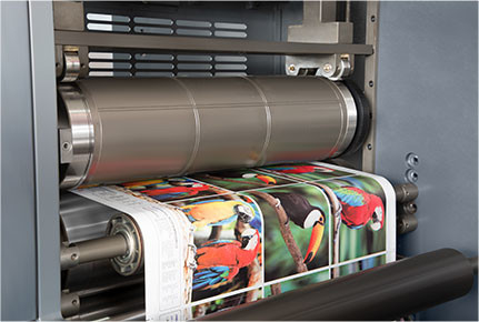 Impresora de etiquetas rotativa offset multifuncional Ecoographix 180m/min