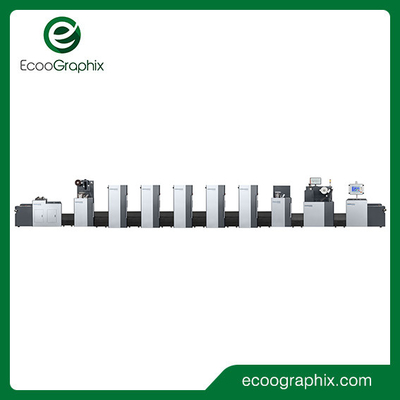 Impresora de etiquetas rotativa offset multifuncional Ecoographix 180m/min