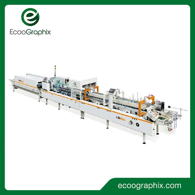 Máquina automática de alta velocidad de Gluer de la carpeta del cartón de Ecoographix para empaquetar