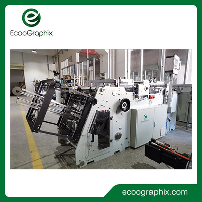Máquina de papel plegable automática de la fabricación de cajas de Ecoographix para la comida