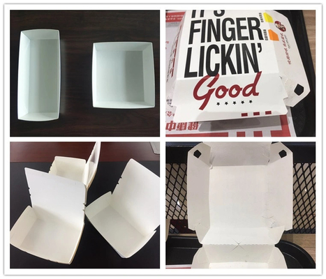 Máquina de papel plegable automática de la fabricación de cajas de Ecoographix para la comida