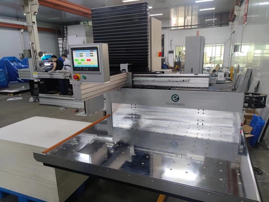 Cargadora de papel del carril del doble del control del PLC con la plataforma de la aleación de aluminio