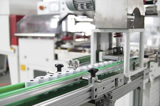 Máquina rebobinadora que raja del papel térmico automático completo 3 fases 380V 50Hz