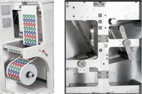 Rollo del color de la impresora 30ft/Min 4 de la etiqueta de Digitaces para rodar fácil de utilizar