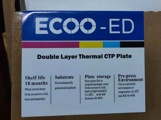 Alta sensibilidad del aluminio de la impresión en offset de la placa termal del CTP de la capa doble