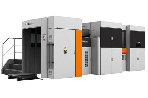 Ecoographix máquina automática de corte a presión y estampado de papel caliente con desmontaje