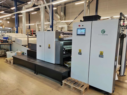 44 Kw 1060 mm Máquina de barniz UV de gran velocidad con anilox