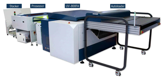 Máquina de desarrollo de placas de impresión offset Procesador CTP con sistema inteligente de reposición
