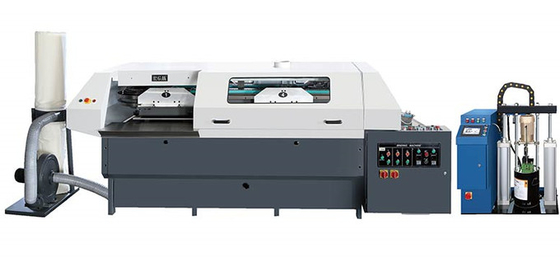 Máquina de encuadernación de libros PUR de 4 pinzas de alta velocidad con ajuste automático y controlador PLC
