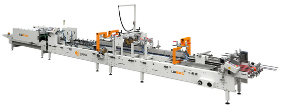 Máquina de fabricación de cajas de cartón de papel con control de servo para una mayor precisión