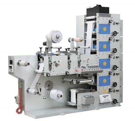 Máquina de impresión de etiquetas flexográficas ZBS 320 Impresora de etiquetas flexográficas UV 310 mm