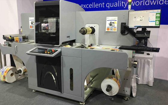 Máquina de acabado de estampado y barnizado de lámina para mejorar la etiqueta digital