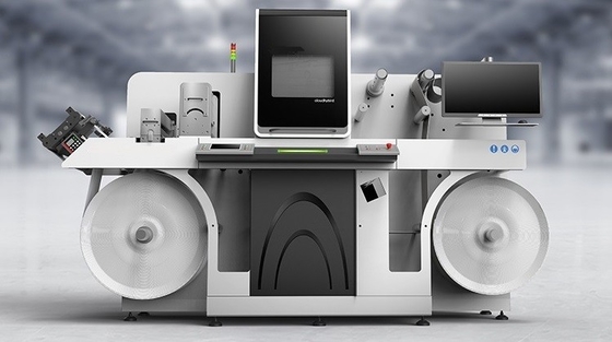 Mejorador de etiquetas digitales de estampado de papel frío automático y de barnizado