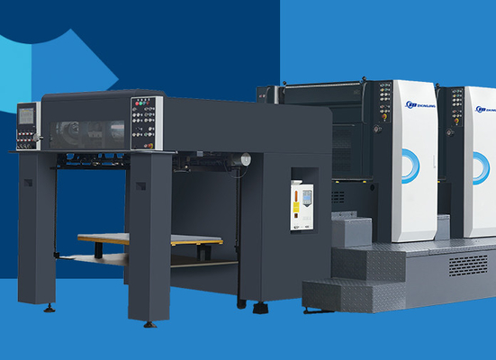 Máquina de impresión offset a 4 colores de 37kw con alimentación máxima
