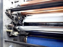 Prensa de impresión offset de 4 formatos multicolores con velocidad de 12000sph