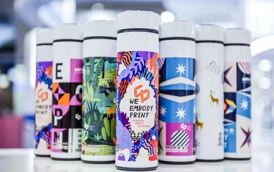 Impresora automática de inyección de tinta UV de etiqueta digital a todo color