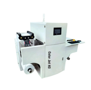 Impresora digital de inyección de tinta de cuatro colores H3 Roll To Roll Label