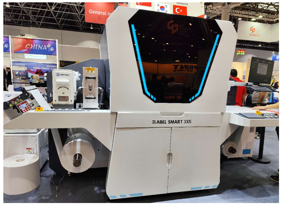 Máquina de impresión de etiquetas digitales a todo color