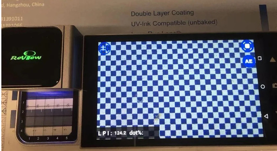 Densímetro para la detección de puntos de control de la placa CTP