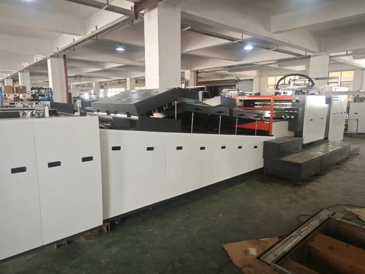 Máquina automática de recubrimiento y acristalamiento de barniz UV para cartón
