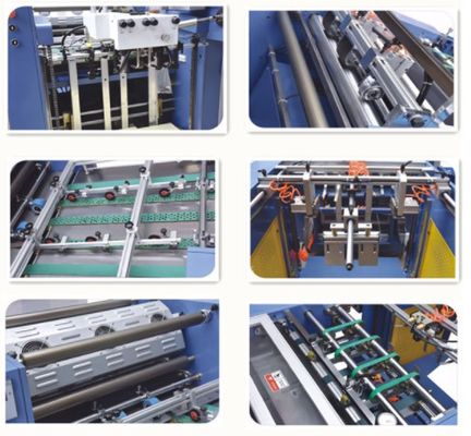 Máquina automática de recubrimiento y acristalamiento de barniz UV para cartón