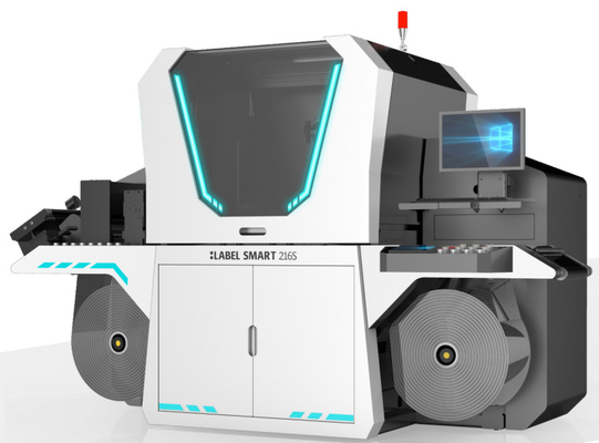 Máquina de impresión de etiquetas de inyección de tinta totalmente digital y automática