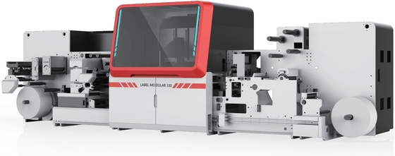 Máquina de impresión y barnizado de etiquetas digitales con múltiples funciones