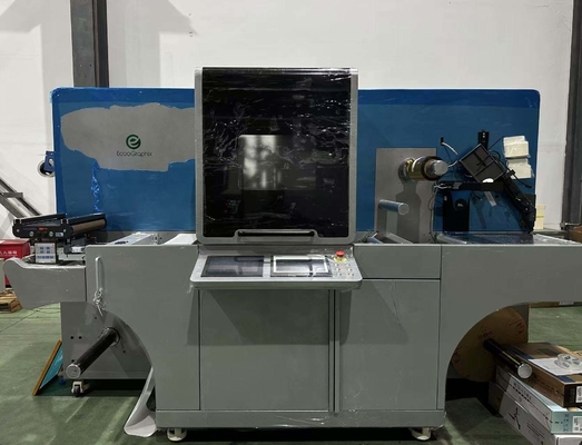 Estampado y barnizado automático de papel frío mejorador de etiquetas digitales