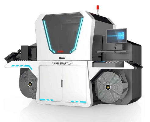 Impresora de etiquetas digitales de inyección de tinta UV de 4-6 colores para papel/película