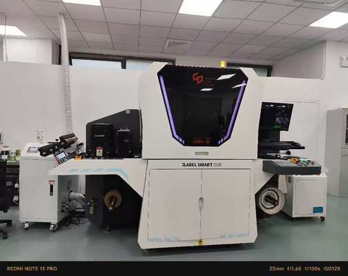 Prensa digital de etiquetas UV de 216 mm con resolución de 1200*600 ppp y velocidad de impresión de 10 m/min - 75 m/min