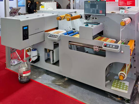 Máquina cortadora e impresora automática de etiquetas digitales de pequeña salida