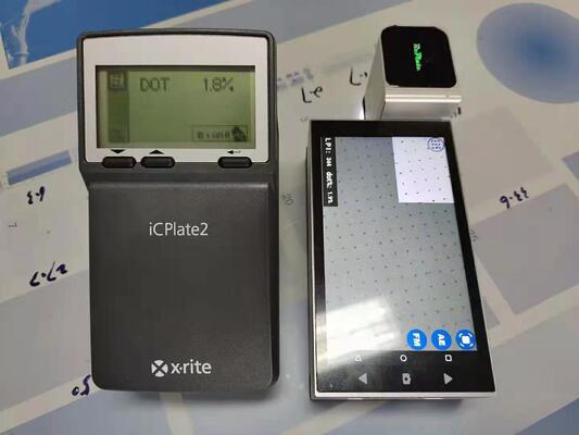 720p HD LCD con pantalla táctil CTP Densitómetro de placas con sistema operativo Android y medición precisa de puntos