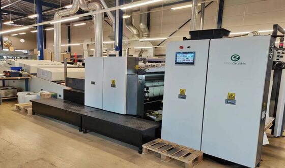 9500 sph A1 Máquina de barnizado de puntos UV con tamaño máximo de hoja 720x1060mm y grosor 80-500gsm
