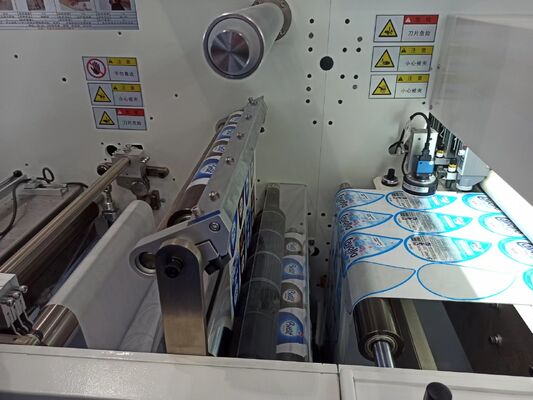 máquina que corta con tintas la cuchilla del motor de la etiqueta del rollo de 330m m Digitaces