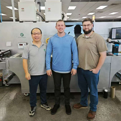 Máquina de mejora de impresión de barniz de etiquetas digital y estampado en frío EcooSpark