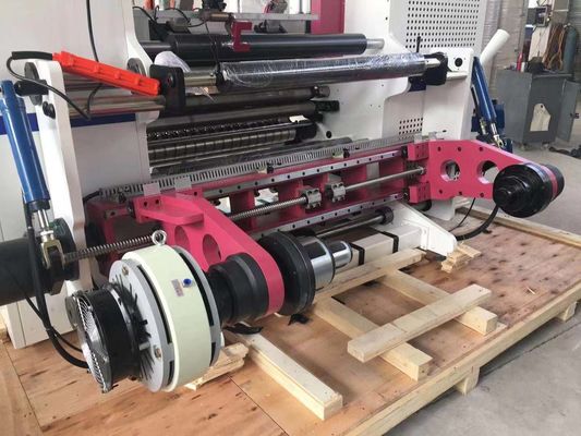 Cortadora rebobinadora hidráulica de papel térmico sin eje